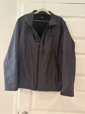 Free Country Men's Charcoal Lightweight Softshell Jacket